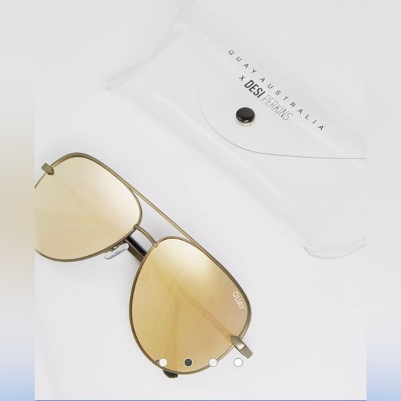 Desi PerkinsXQuay Gold High Key Sunglasses, (1st edition, Discontinued) - Picture 14 of 15